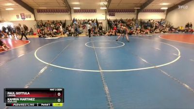 138B Champ. Round 1 - Paul Gottula, Laramie vs Kamrin Martinez, Worland