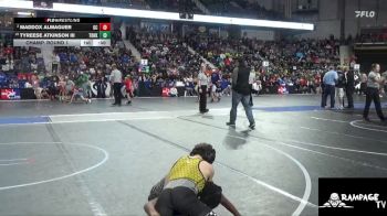 79 lbs Champ. Round 1 - Tyreese Atkinson Iii, Team Of Hard Knox vs Maddox Almaguer, Garden City