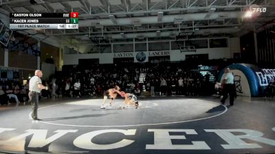 120 lbs 1st Place Match - Easton Olson, Riverton vs Kacen Jones, Corner Canyon