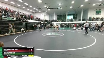 110 lbs Semifinal - Bianca Maez, Green River vs Allison Leblanc, Powell