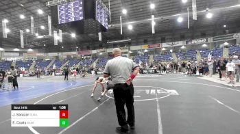 88 lbs Quarterfinal - Jorrdan Salazar, Duran Elite vs Easton Coats, Bear Cave WC