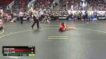 67 lbs Round 3 (4 Team) - Ethan Rork, Bedford vs Shane Clark, Clinton