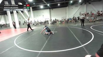 120 lbs Rr Rnd 2 - Scarlett Graziano, Carlsbad Wr Ac vs Marcus Melendrez, SoCal Hammers