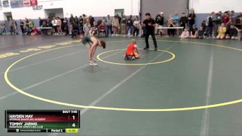 106 lbs 2nd Place Match - Hayden May, Interior Grappling Academy vs Tommy Jarnig, Marathon Wrestling Club