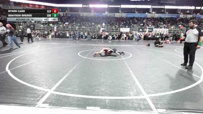 55 lbs Round Of 16 - Ryker Carr, SlyFox Wr Ac vs Grayson Bresee, Seneca Youth WC