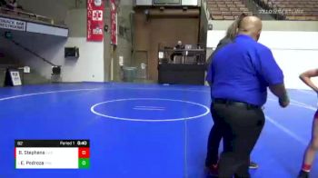 82 lbs Cons. Round 5 - Elias Pedroza, Granite Wrestling Club vs Bridger Stephens, Ebbetts Pass Wrestling