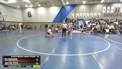 135 lbs Cons. Round 1 - Eli McKenzie, Davis Wrestling Club vs Easton Titus, Defiant Wrestling Club