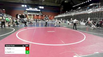 116 lbs Quarterfinal - Jacob Ryder, Magic City Wrestling Club vs Gage Swift, Bear Cave
