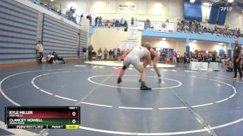 157 lbs 5th Place Match - Clancey Howell, Snake River vs Kyle Miller, Post Falls