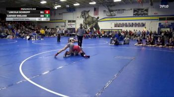 126 lbs Quarterfinal - Lincoln Schropp, Williamsburg vs Carver Wieland, Independence