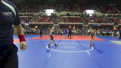 65 lbs Cons. Round 5 - Keaton Fox, Fergus Wrestling Club vs Cameron Johnston, Butte Wrestling Club