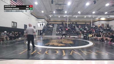 110 lbs Semis & 1st Wb (8 Team) - Alexus Bryan, Greenbrier vs Candessa Barker, Morrow