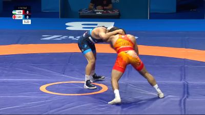 74 kg Qualif. - Mirzo Khayitov, Uzbekistan vs Giorgi Elbakidze, Georgia