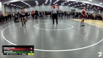 150 lbs Cons. Round 5 - Elijah Hill, Clinic Wrestling FXBG vs Peter Kuzma, Kettle Run