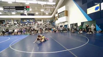 120 lbs Cons. Semi - Shayla Madsen, Davis vs Mariah Wilson, Central Grand Junction