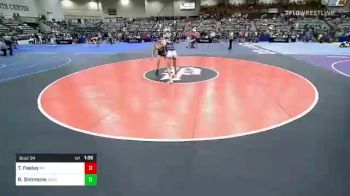 126 lbs Round Of 16 - Tyler Feeley, New Plymouth vs Ryker Simmons, Upper Valley Aces