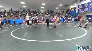 86-92 lbs Rr Rnd 1 - Uriah Garcia, BullTrained vs Jaxon Higgins, Choctaw Ironman Youth Wrestling