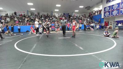 86-92 lbs Rr Rnd 1 - Uriah Garcia, BullTrained vs Jaxon Higgins, Choctaw Ironman Youth Wrestling