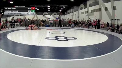 112 lbs Round 2 (6 Team) - Hassan Farhan, Ruthless Wrestling Club vs Tucker Brill, Nebraska Elite