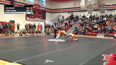 144 lbs Semifinal - Jax Miller, West Delaware, Manchester vs Owen Regan, Waukon