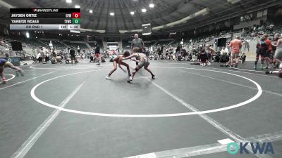 85 lbs Rr Rnd 1 - Jayden Ortiz, Coweta Tiger Wrestling vs Yaretzi Rojas, TTWC Red