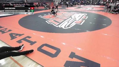 133 lbs Cons. Round 1 - Christopher McClanahan, Nebraska Wesleyan University vs Jack Decker, Buena Vista