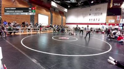 126 lbs Champ. Round 2 - David Emery, Pinedale vs Jeramiah Musbach, Green River