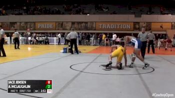 184 3rd Place Anthony McLaughlin (Air Force Academy) vs. Jace Jensen (Wyoming)