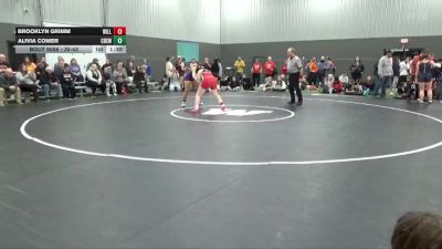 JV-43 lbs Round 3 - Brooklyn Grimm, Williamsburg vs Alivia Comer, Central DeWitt