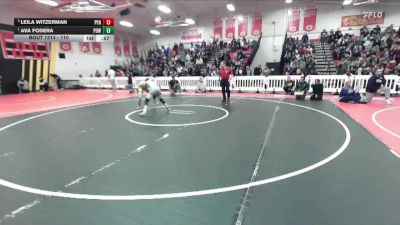 110 lbs 3rd Place Match - Ava Fodera, Poway vs Leila Witzerman, Peninsula
