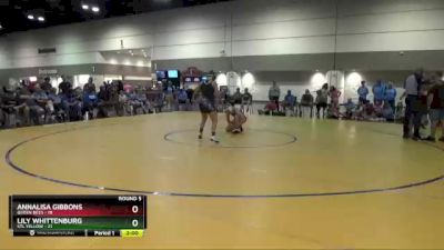 135 lbs Round 5 (8 Team) - Annalisa Gibbons, Queen Bees vs Lily Whittenburg, STL YELLOW
