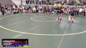 76 lbs Cons. Semi - Candice Graham, Mat-Su Matmen vs Cassie Crow, Mat-Su Matmen