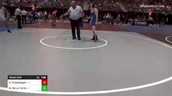 145 lbs Round Of 64 - Nolan Ruegsegger, Mt Spokane Wrestling vs Mario De La Torre, Team Quest Wrestling
