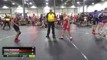 112 lbs Round 1 (6 Team) - Titan Henderson, American Gladiators-Red vs Noah Fitzgerald, Untouchables Black
