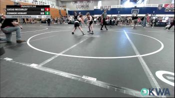 110 lbs Quarterfinal - Lucas McCurley, Norman Grappling Club vs Connor Hobart, Team Nomad