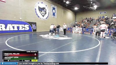 285 lbs Cons. Round 3 - Pascual Millan, Wasco vs Anthony Leon, Sunnyside