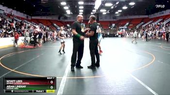 112 lbs Champ. Round 1 - Wyatt Lees, Detroit Catholic Central vs Aidan Lindsay, Ground Zero