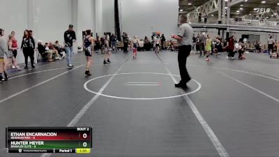 76 lbs Semis (4 Team) - Ethan Encarnacion, Headhunters vs Hunter Meyer, Brawler Elite