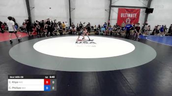 43 kg Rr Rnd 1 - Coleton Klipa, Knights Wrestling Club vs Chase Phillips, Blue Wave 1