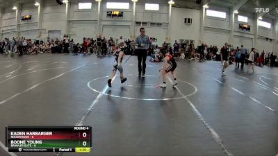 52 lbs Round 4 (10 Team) - Boone Young, Brawler Elite vs Kaden Harbarger, ROUGHHOUSE