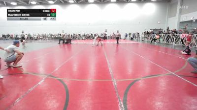 65 lbs Rr Rnd 2 - Ryan Kim, RedNose Wrestling School - EL vs Maverick Davis, Kraken - EL