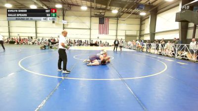 235 lbs Round Of 16 - Evelyn Sheer, Buffalo Valley Purple - HSG vs Halle Spears, She Kong - HSG