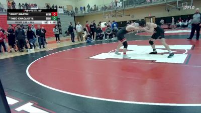 165 lbs 5th Place Match - Theo Chaquette, Sherwood vs Riley Martin, McMinnville