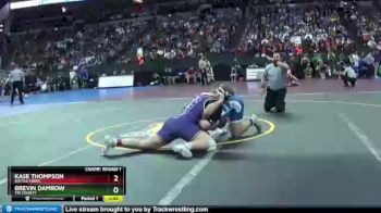 Champ. Round 1 - Brevin Damrow, Tri County vs Kase Thompson, Battle Creek