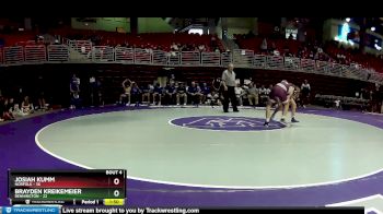 138 lbs Round 2 (6 Team) - Brayden Kreikemeier, Bennington vs Josiah Kumm, Norfolk