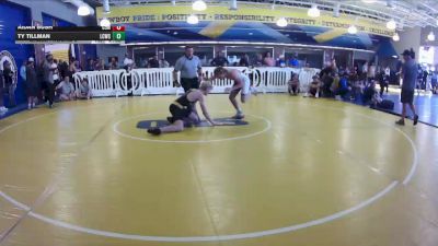 144 lbs Champ. Round 2 - Ty Tillman, Lake City Wrestling Club vs Aidan Bush, Category 5 Wrestling