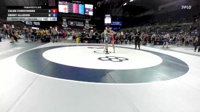 190 lbs Champ. Rd Of 64 - Caleb Christensen, IA vs Denny Allgood, IN