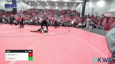 61 lbs Semifinal - Eli McComb, Team Of Hard Knox vs Kasen Shouse, Cowboy Wrestling Club