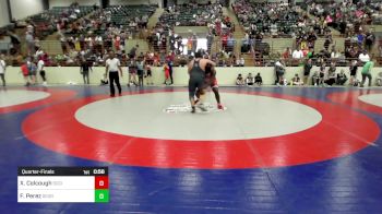 210 lbs Quarterfinal - X'zavion Colcough, Social Circle USA Takedown vs Fabian Perez, Georgia