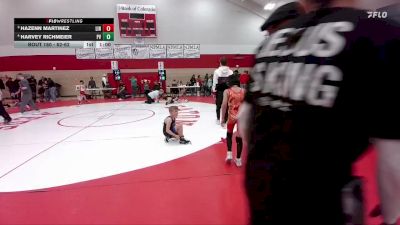 62-62 lbs Round 5 - Hazenn Martinez, Lincoln vs Harvey Richmeier, Platte Valley